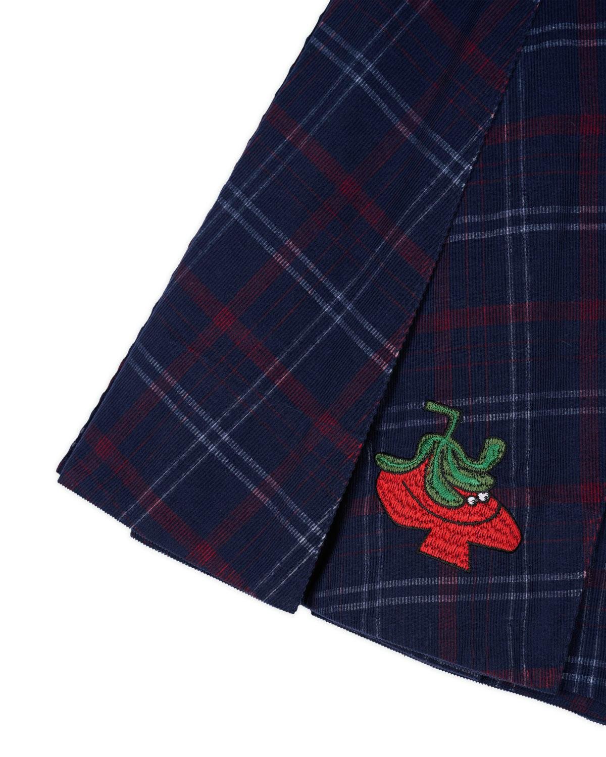 Brain Dead Mesa Pleated Skirt Detailing