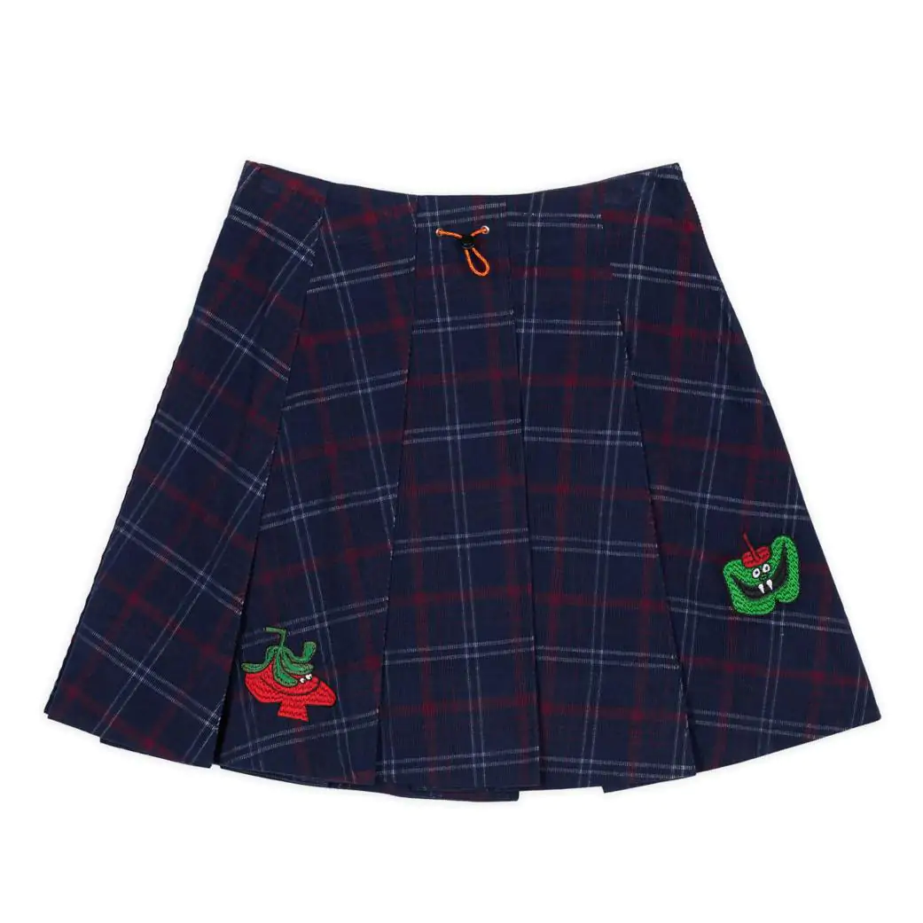 Brain Dead Mesa Pleated Skirt Front