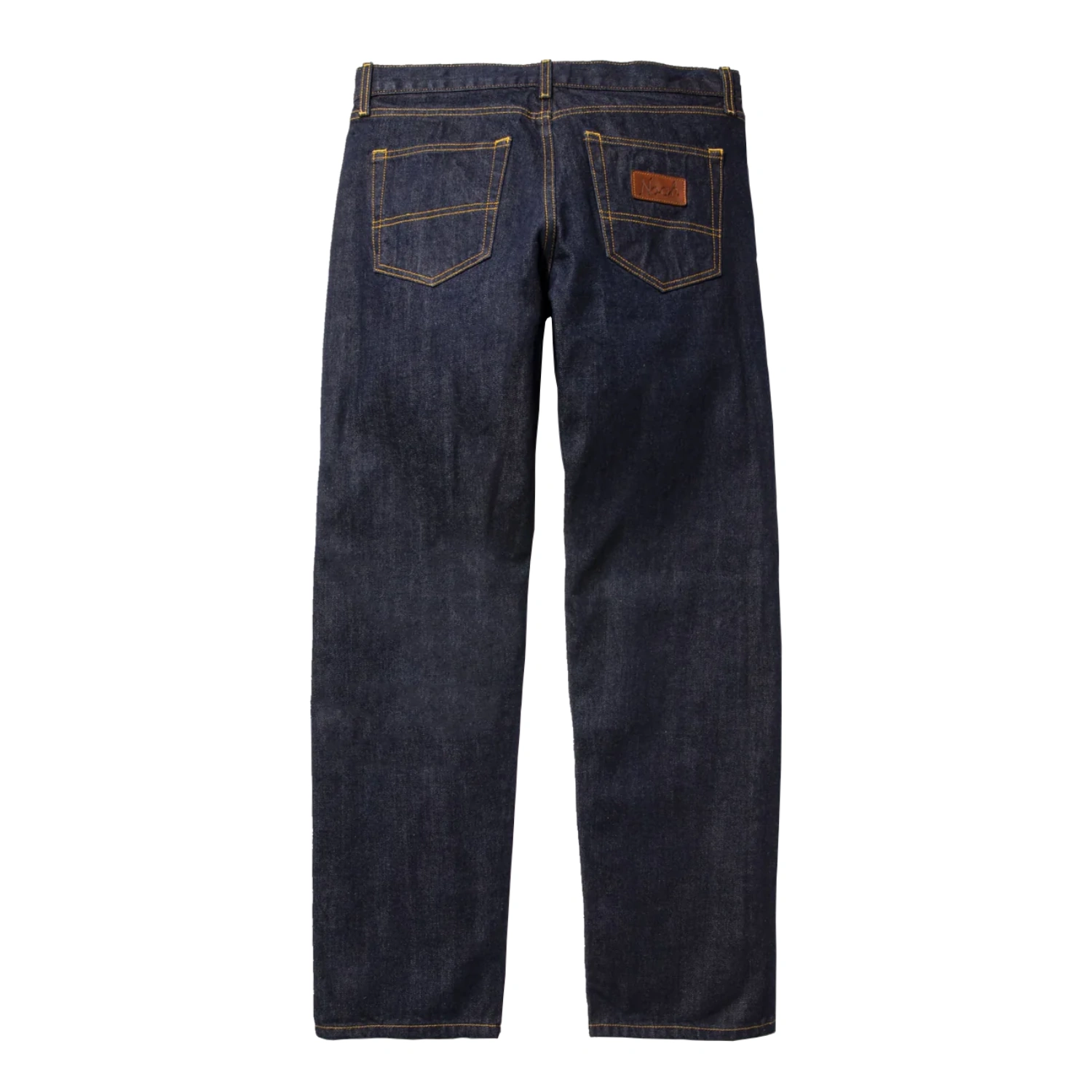 Noah 5-Pocket Denim Jeans Indigo back view in a white background