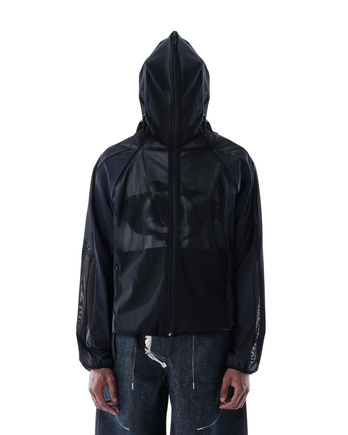 View of a person wearing the Quadro Creations Atroide Zohi Mesh Jacket from the front.