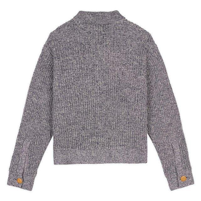 Brain Dead Rib Knit Button Up Sweater Back