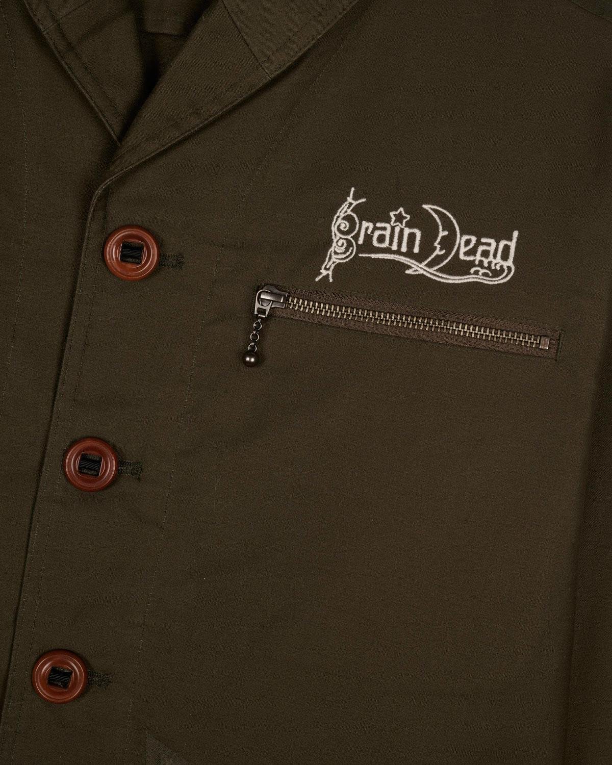 Brain Dead Shawl Collar Work Jacket Detailing