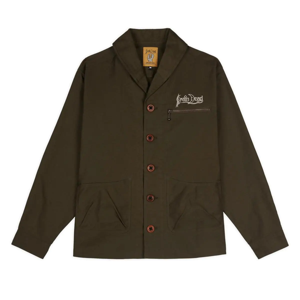Brain Dead Shawl Collar Work Jacket Front