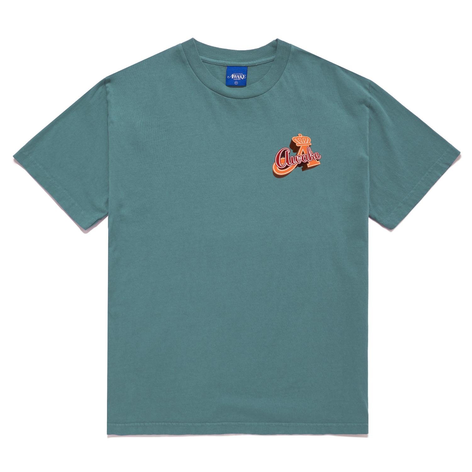 Awake Crown T-Shirt Blue2
