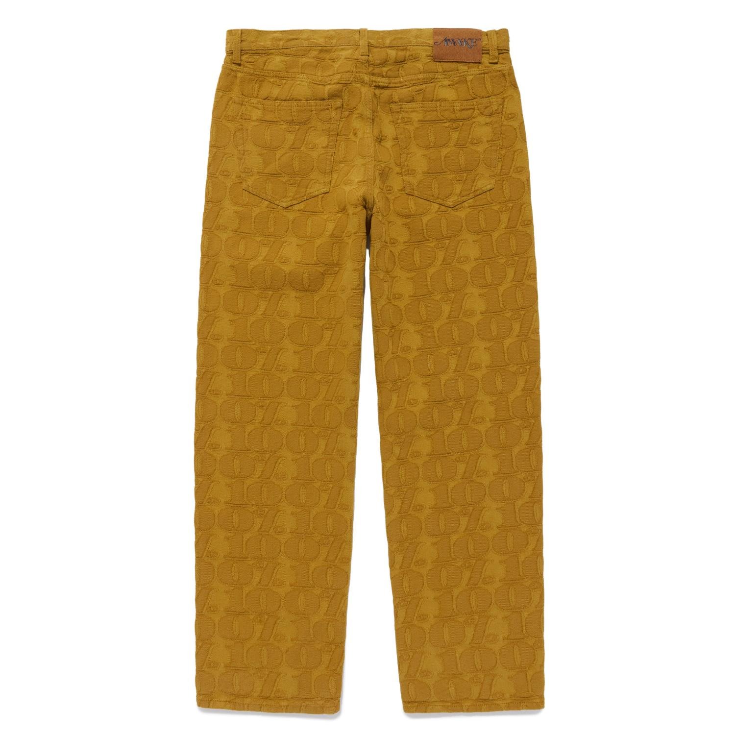 Awake Jacquard 100 Jeans Gold2