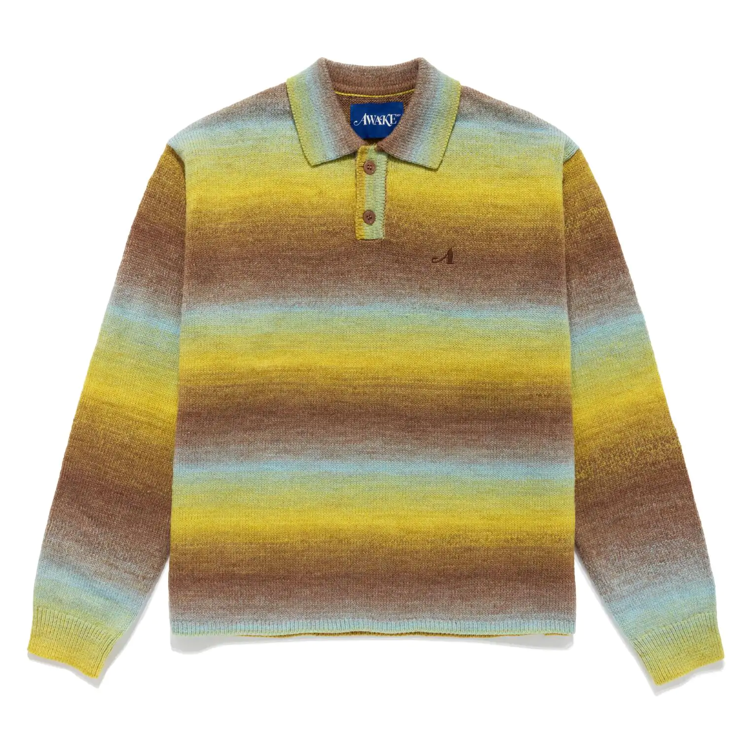 Awake Ombre Collared Sweater