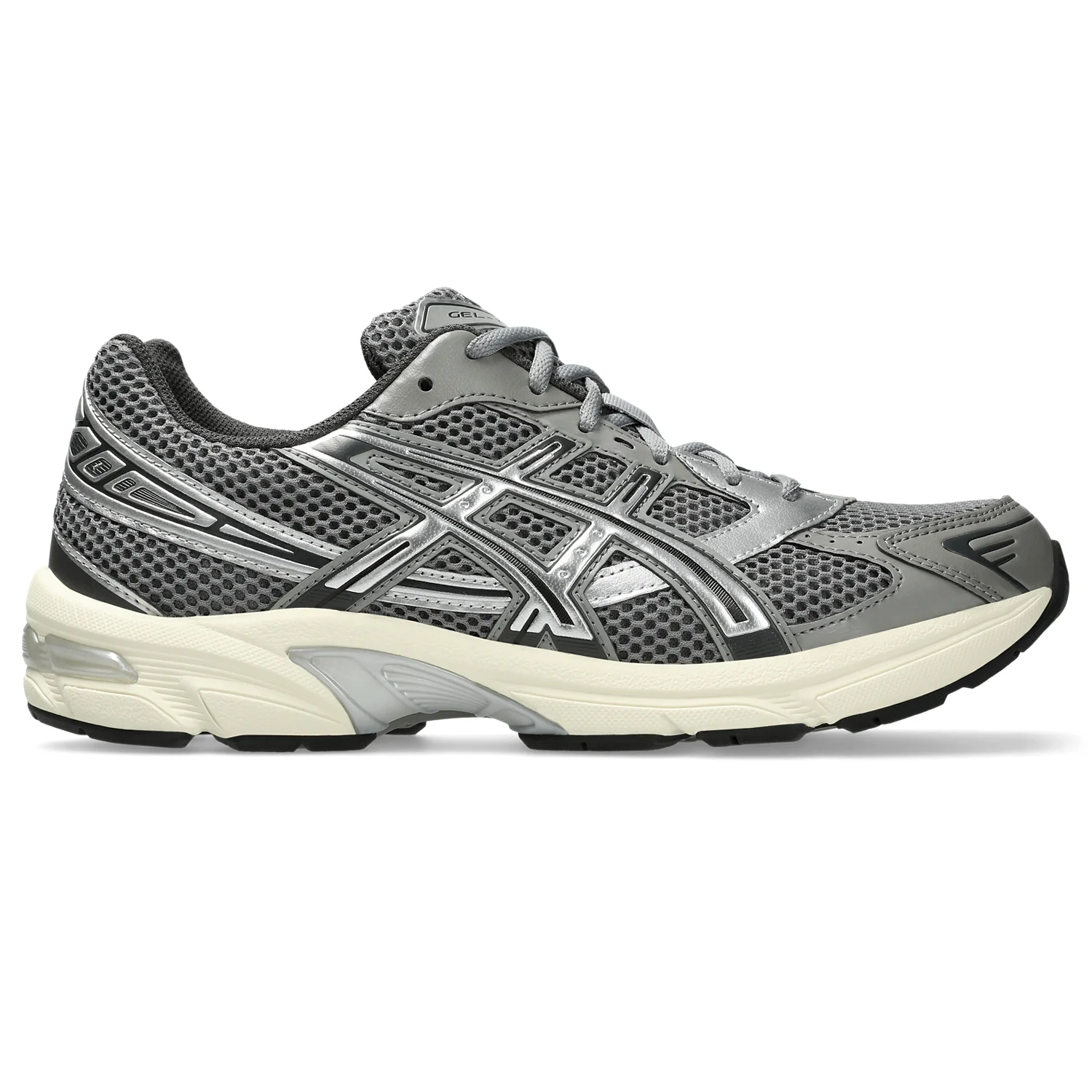 Asics Gel 1130 Clay Grey Pure Silver side view in a white background