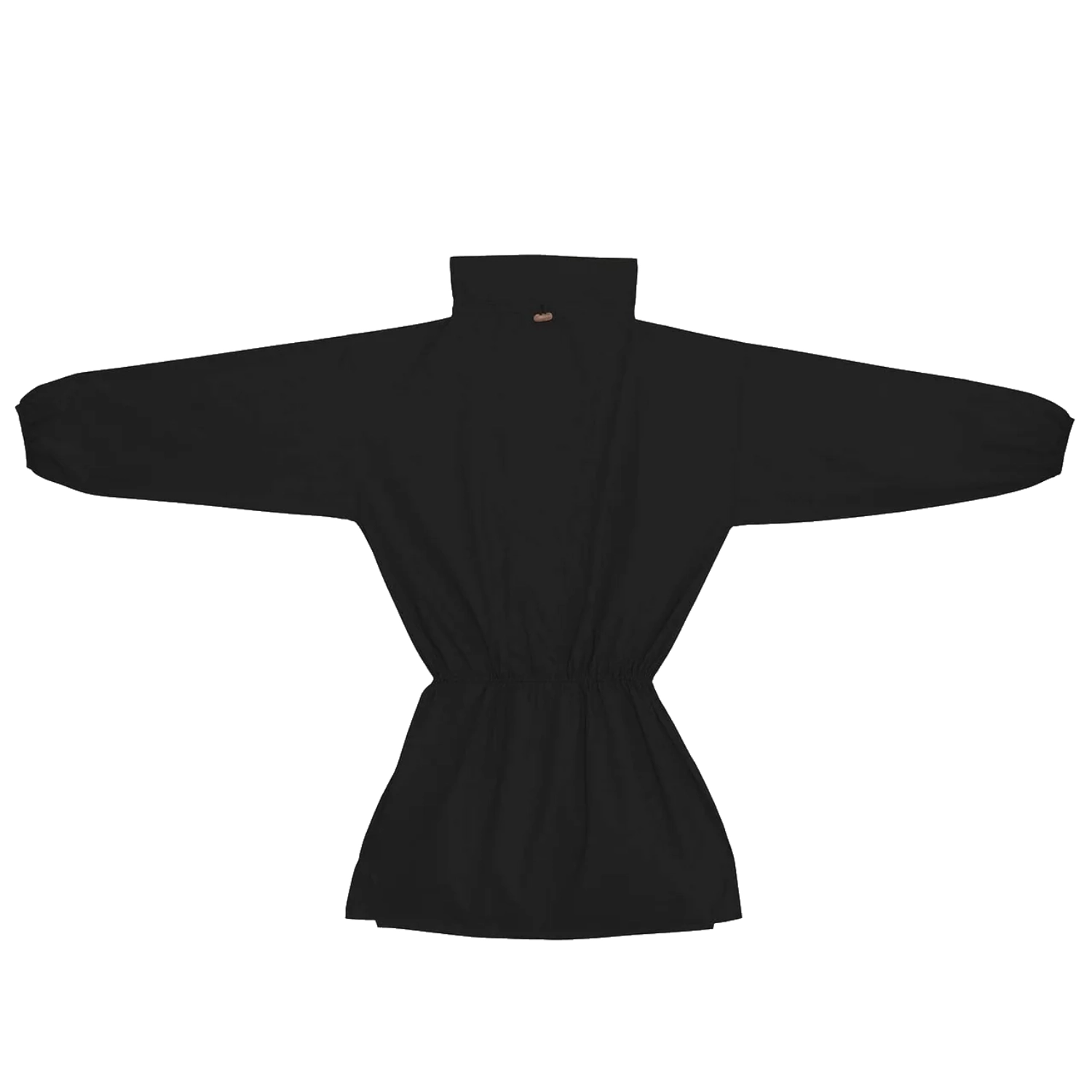 Baserange Air Dress Black front view in a white background