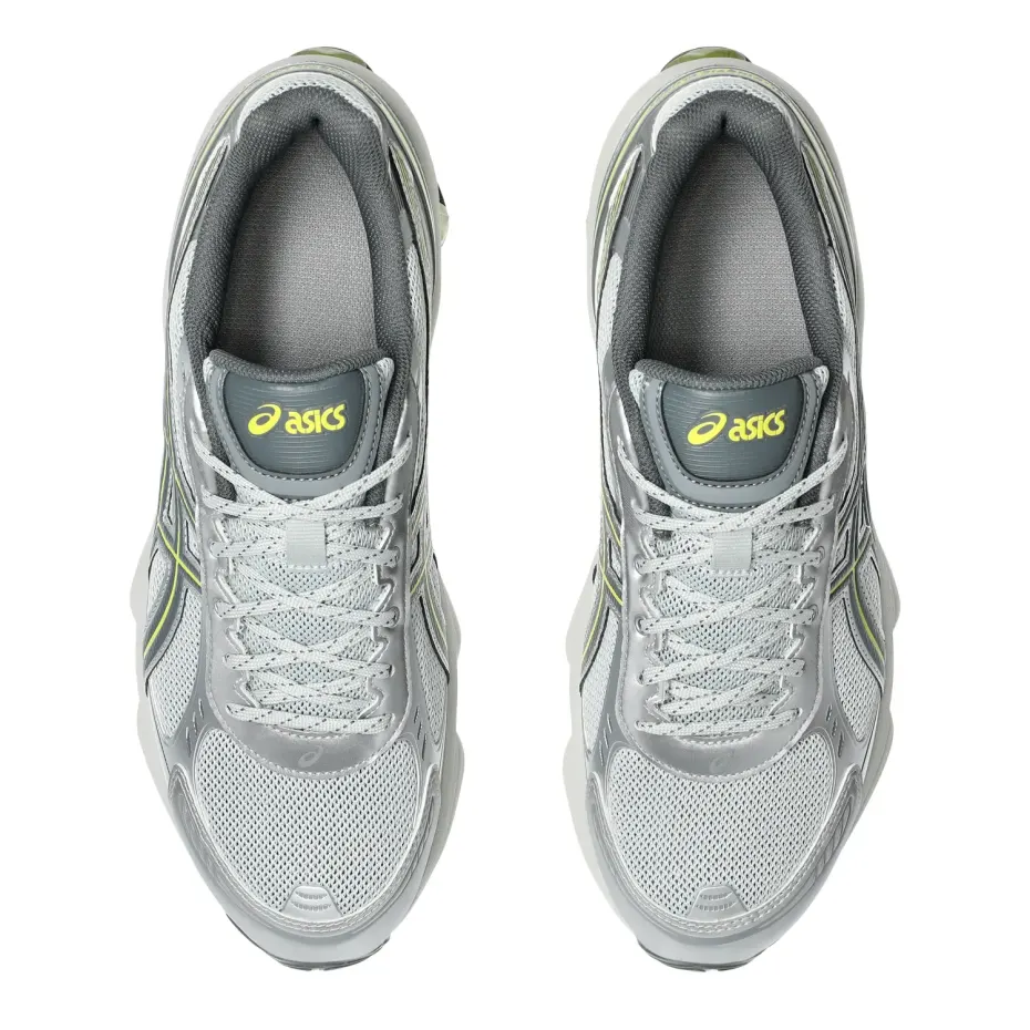 Asics Gel Kinetic Fluent Grey top view in a white background