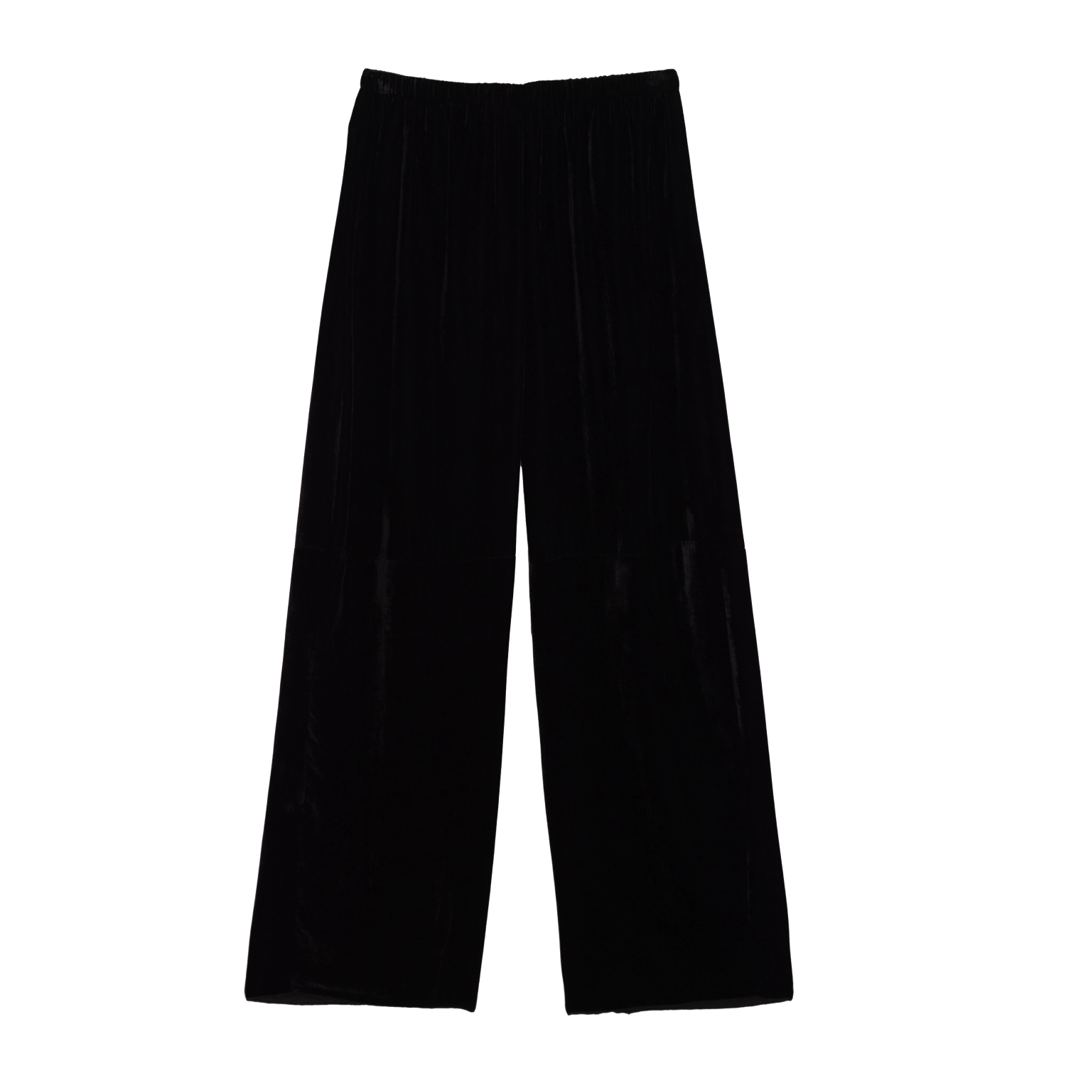 Baserange Olin Pants Black front view in a white background