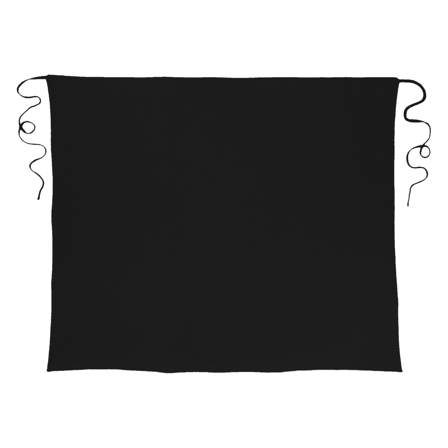 Baserange Brig Skirt Black open front view in a white background