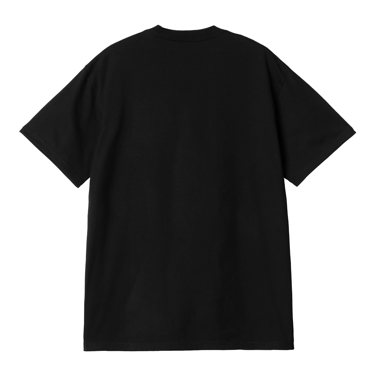 Carhartt WIP Short Sleeve Greatest Flicks T-Shirt Black back view in a white background