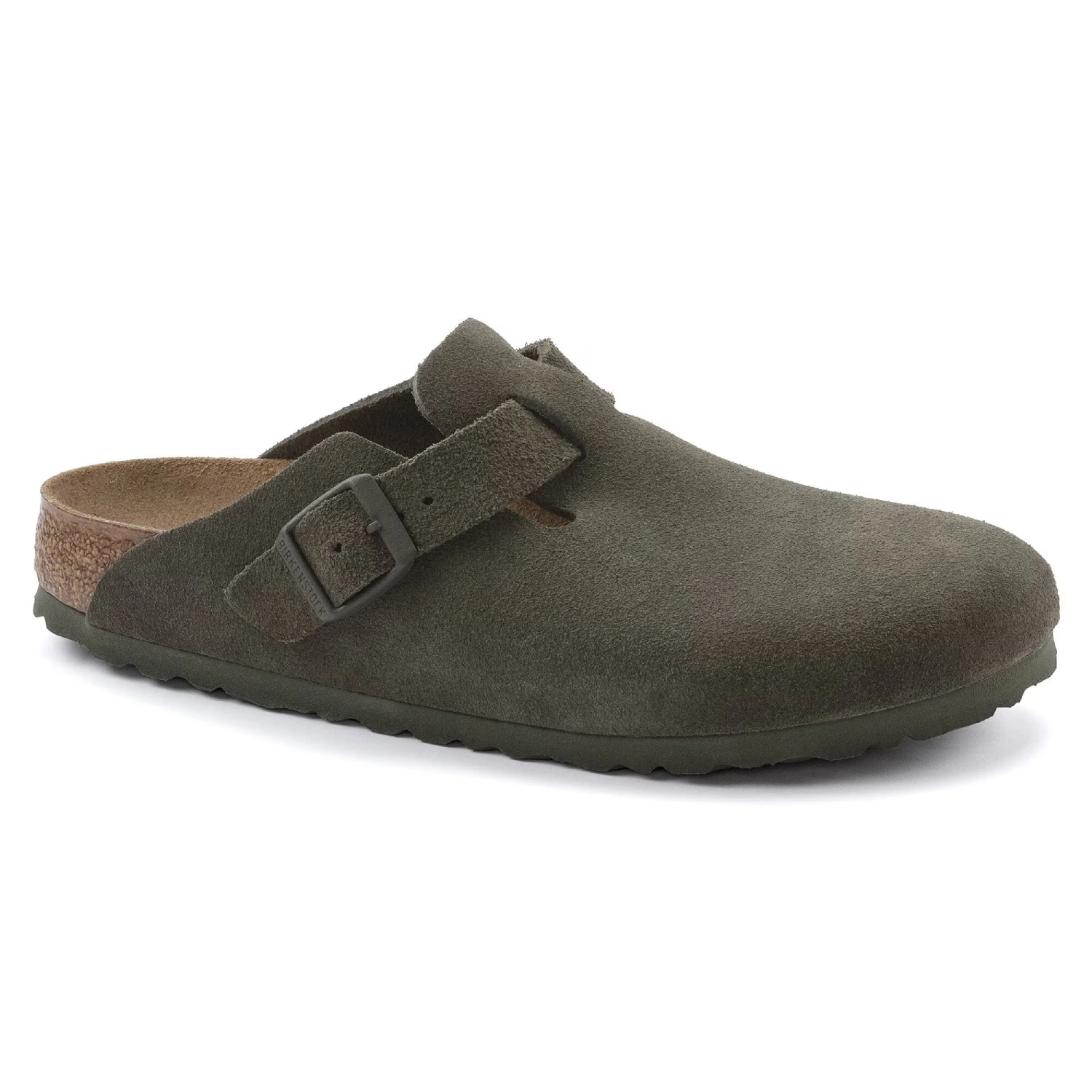 Birkenstock Boston Thyme side view in a white background