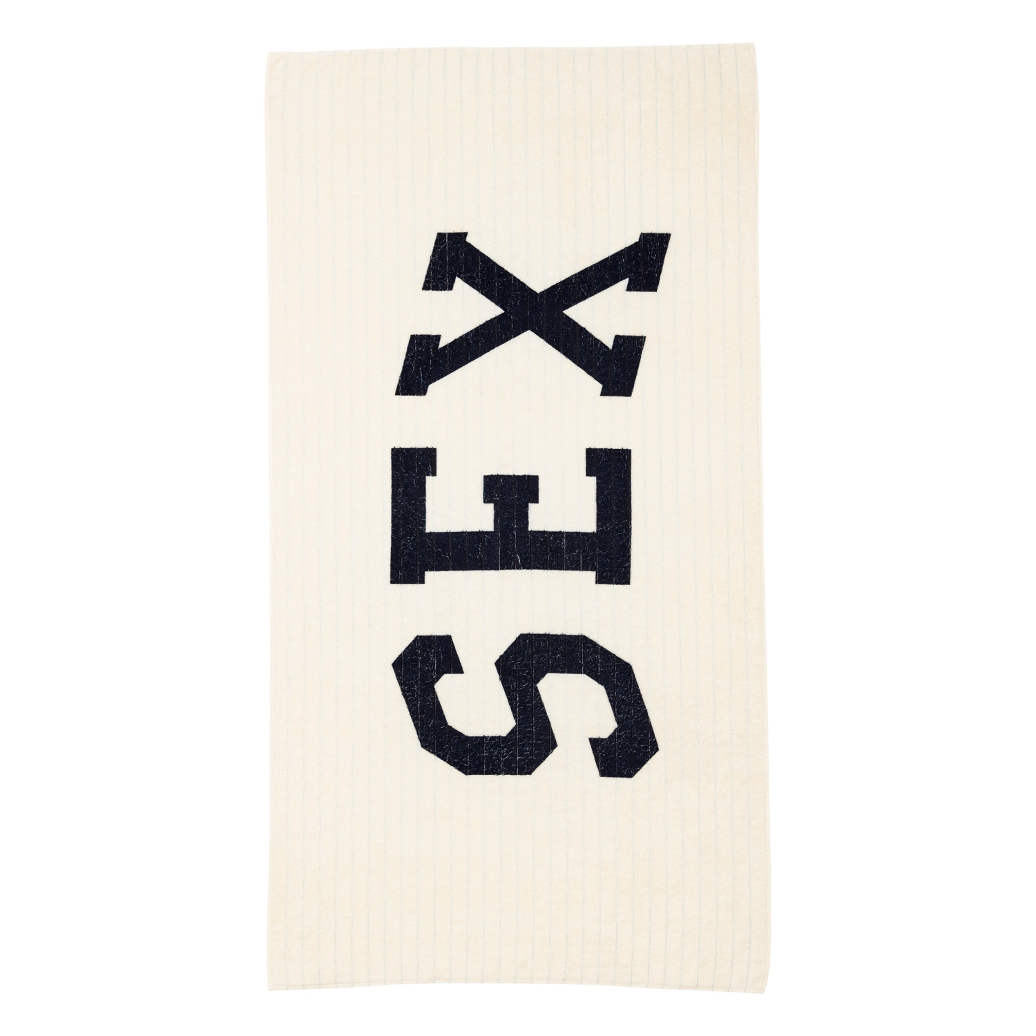 Carne Bollente Game On Clothes Off Beach Towel front view in a white background