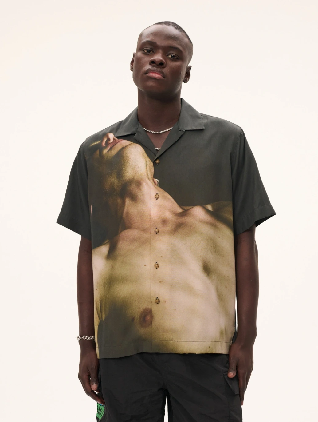 Carne Bollente Spyros Climax Shirt front view on model