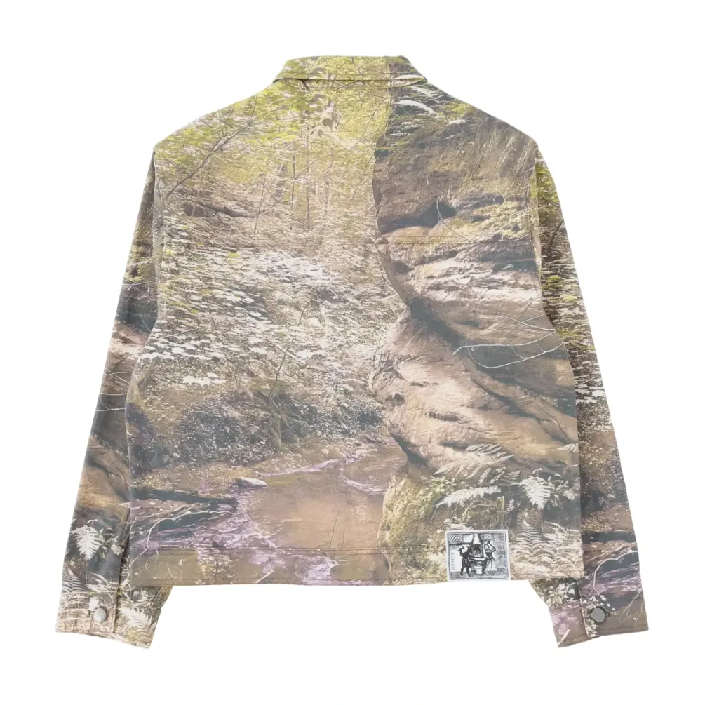 Heresy Dunino Jacket back view in a white background