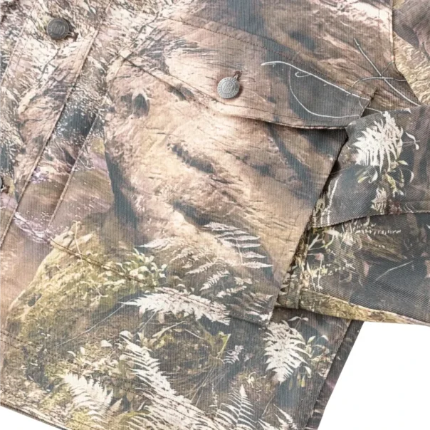 Heresy Dunino Jacket front view pocket detail in a white background