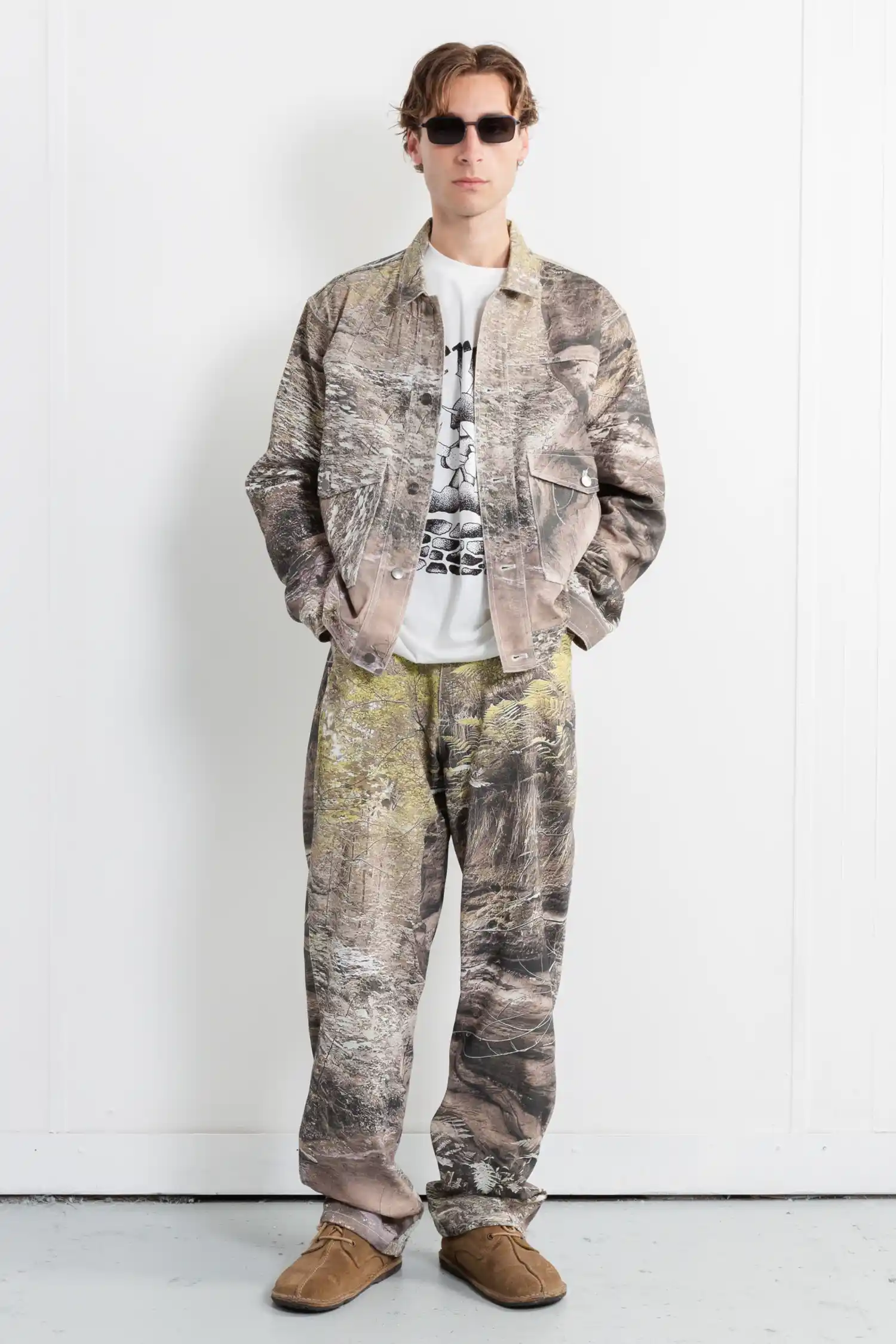 Heresy Dunino Trousers front view on model