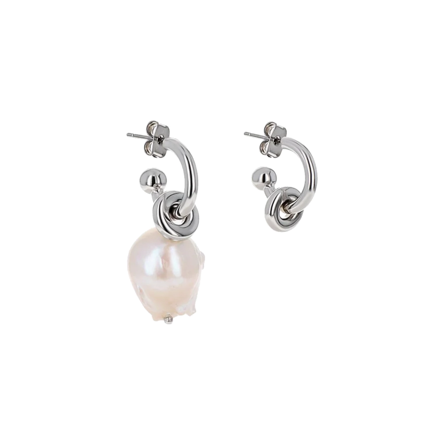 Justine Clenquet Laurie Earrings in a white background