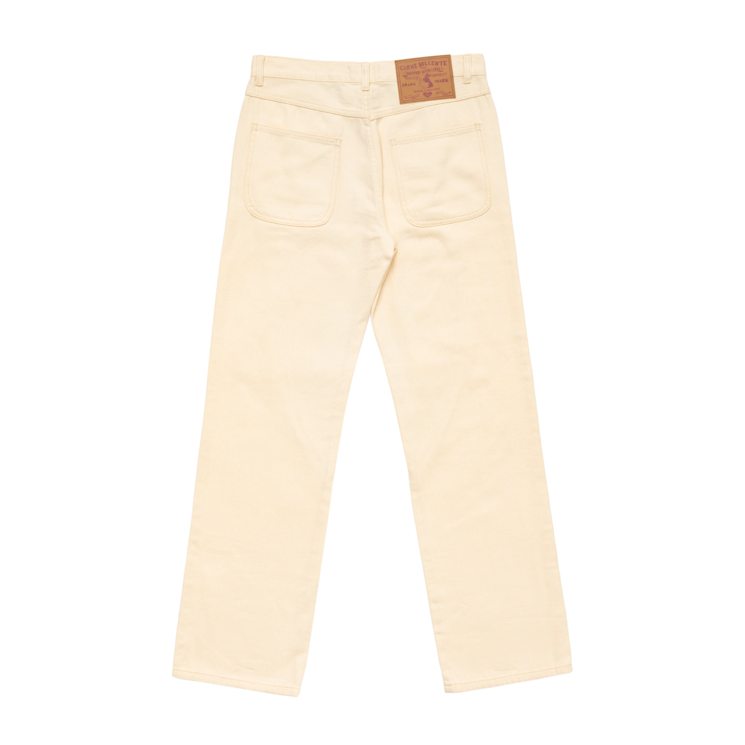 Carne Bollente Paw-Sitive Vibe Trousers back view in a white background