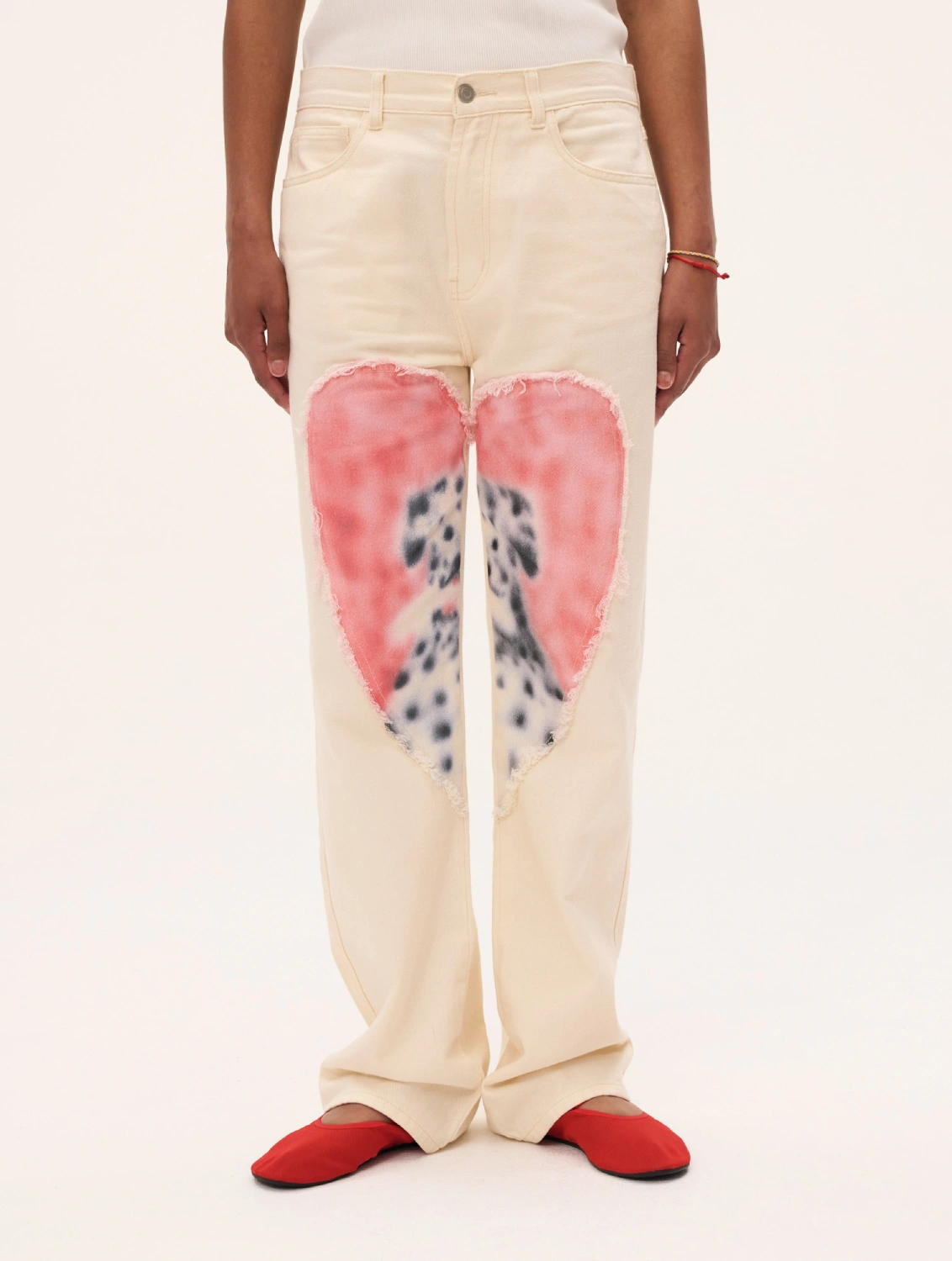 Carne Bollente Paw-Sitive Vibe Trousers front view on model