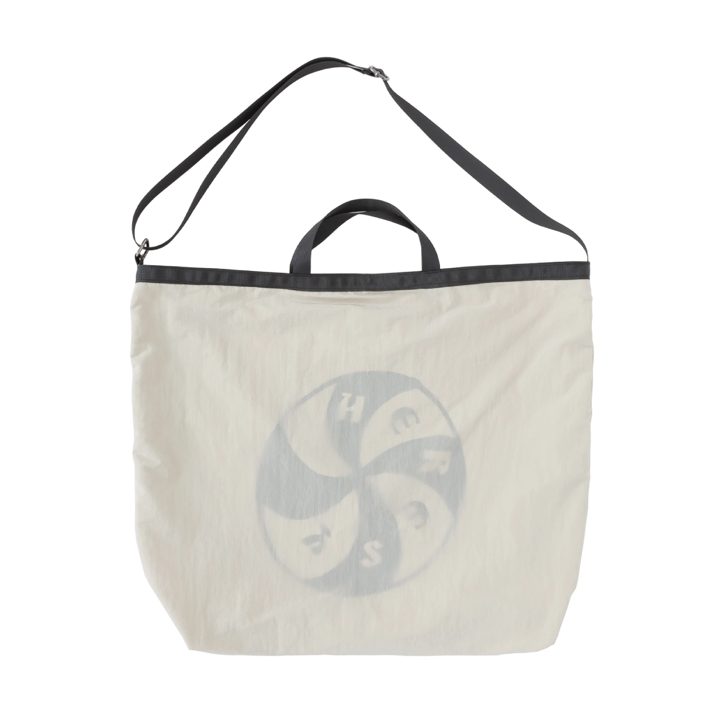 Heresy Stratified Tote front view in a white background