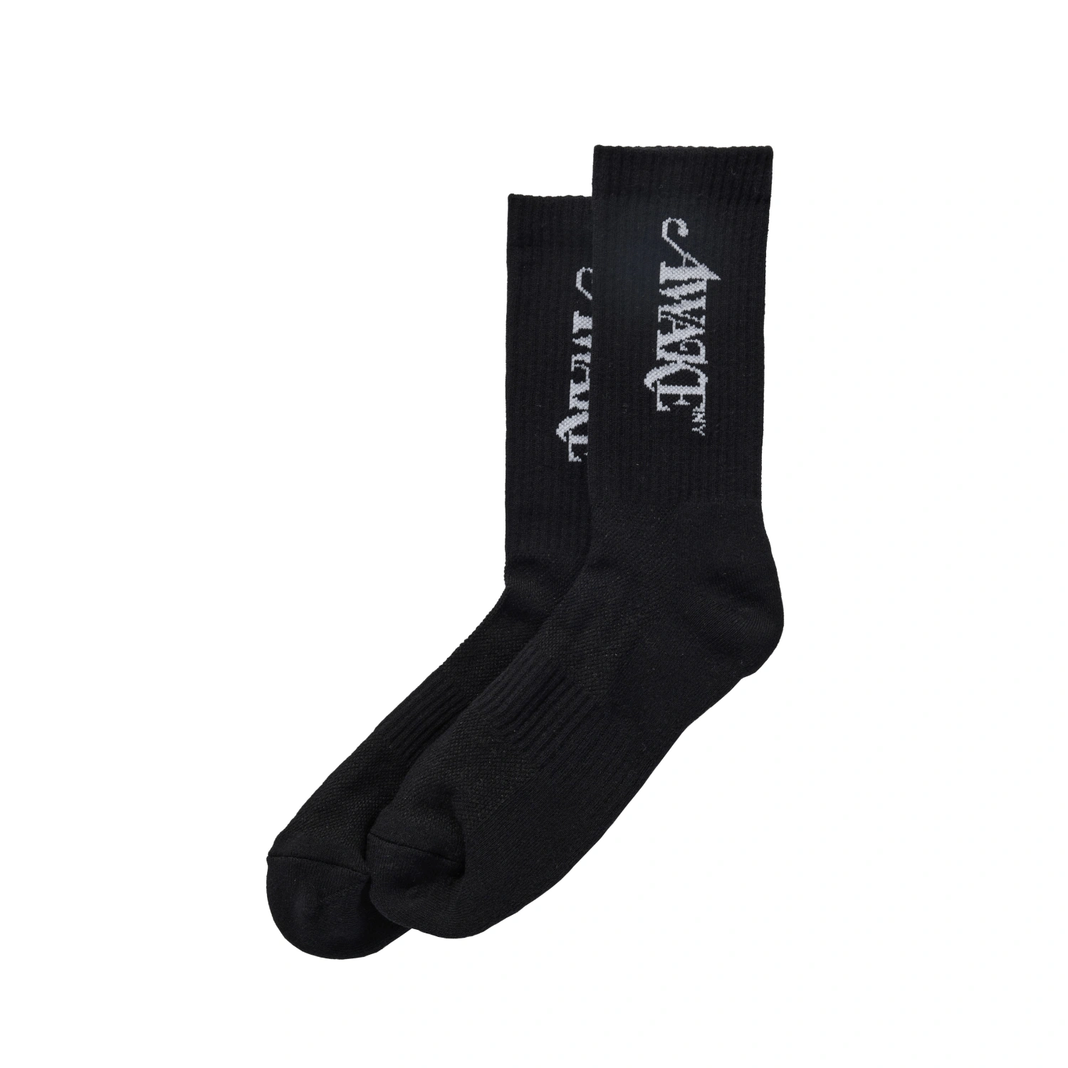 Awake NY Classic Socks Black in a white background