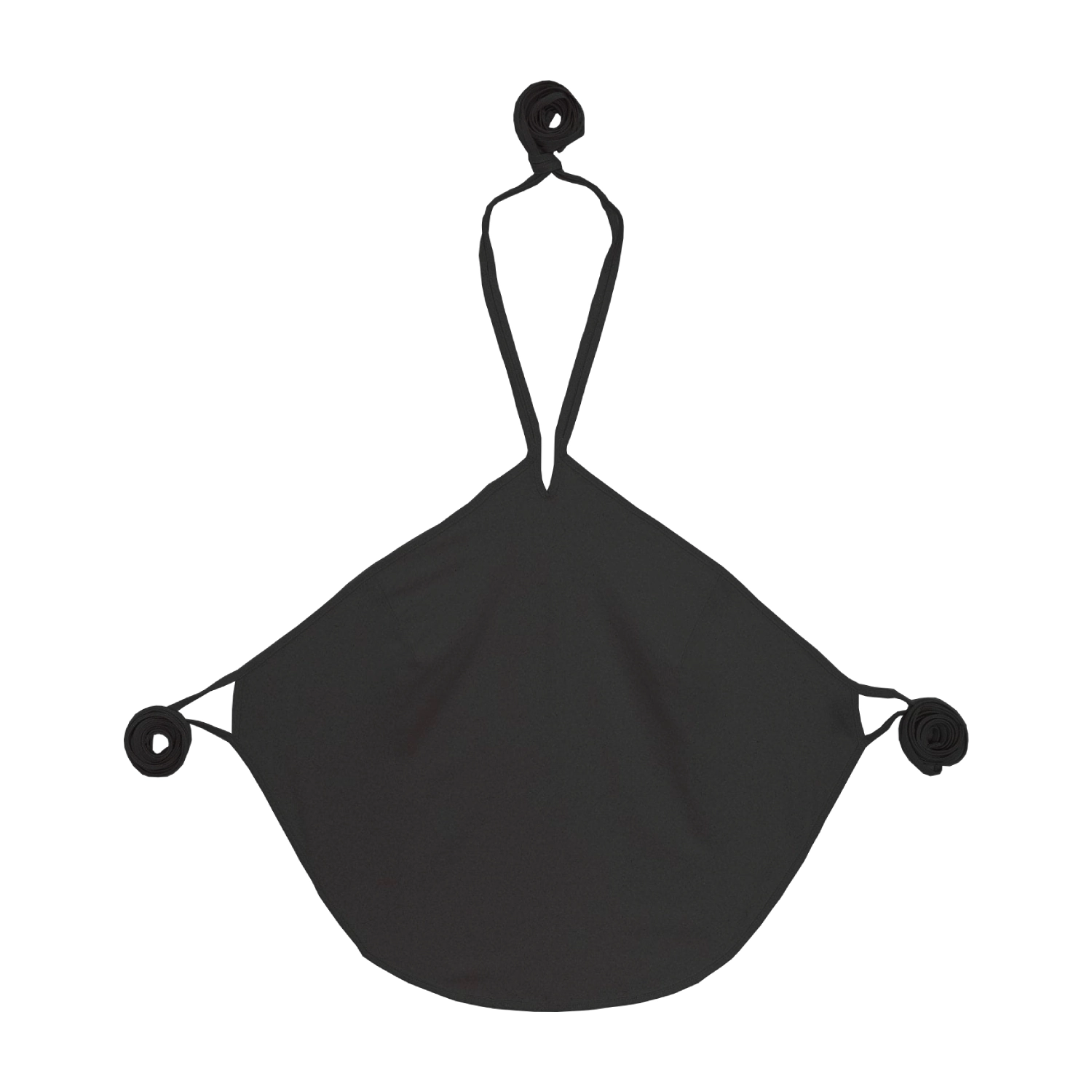 Baserange Mar Top Black front view in a white background