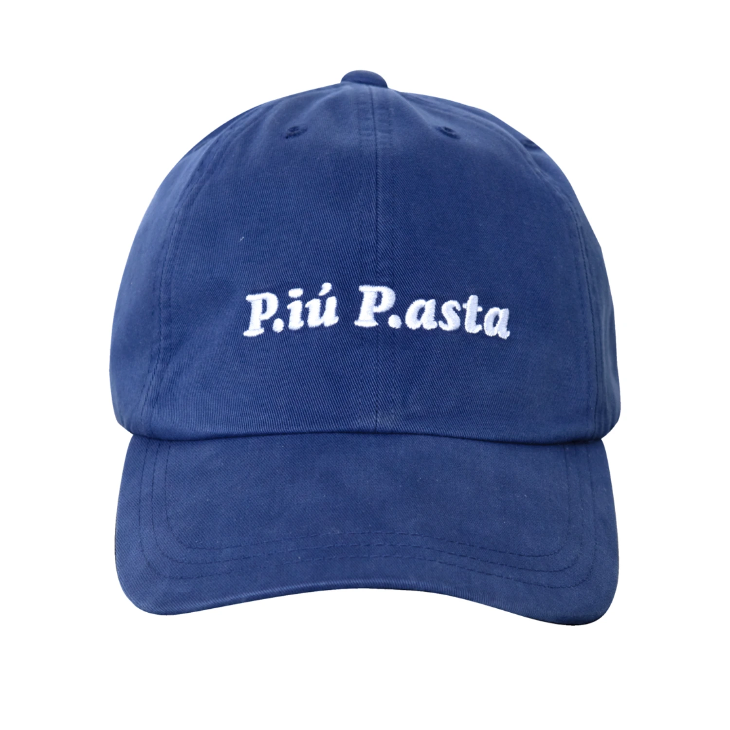 Public Possession P.iu P.asta Cap Navy Blue front view in a white background