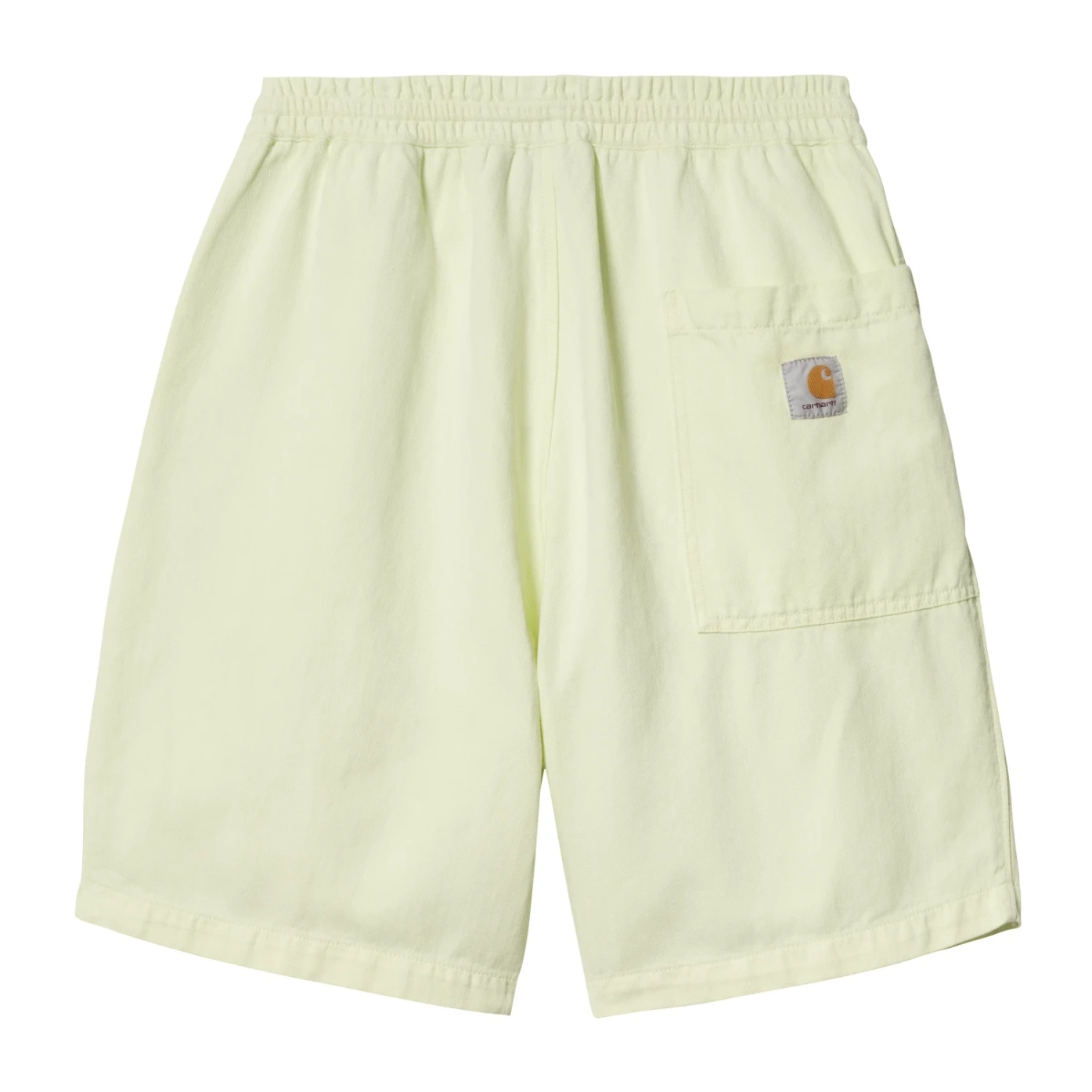 Carhartt WIP Rainer Short Air Green back view in a white background