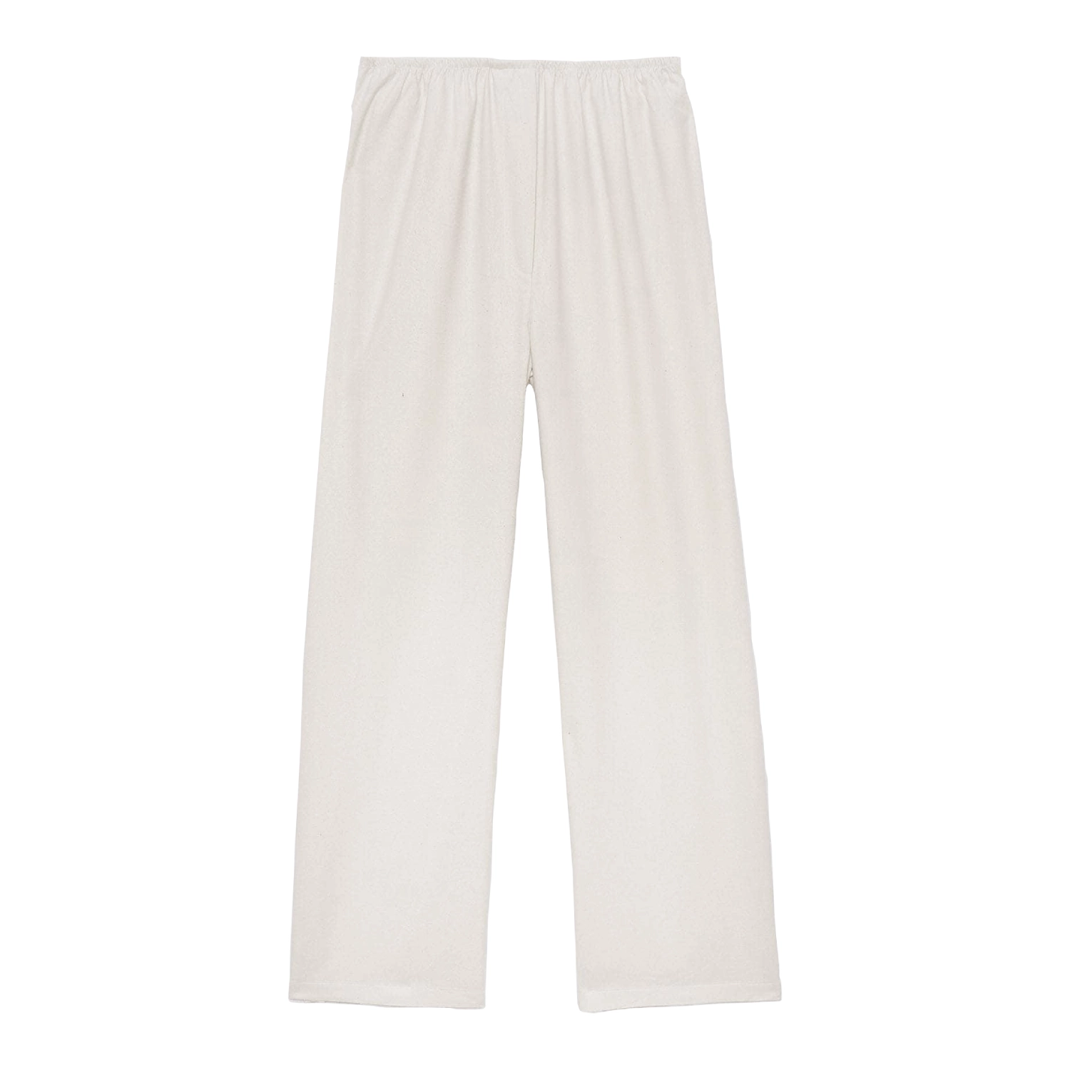 Baserange Stoa Pants Undyed front view in a white background