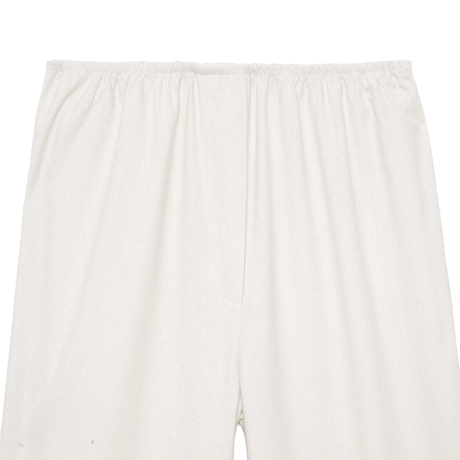 Baserange Stoa Pants Undyed front view detail in a white background