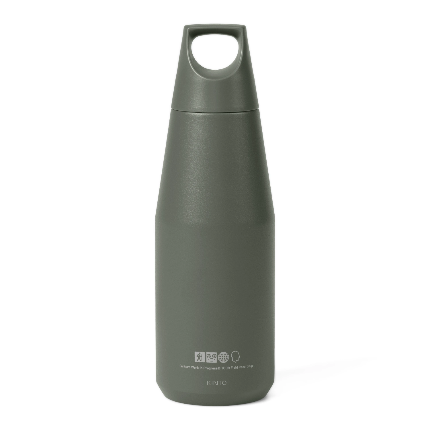 Carhartt WIP Trail Tumbler Smoke Green back view in a white background