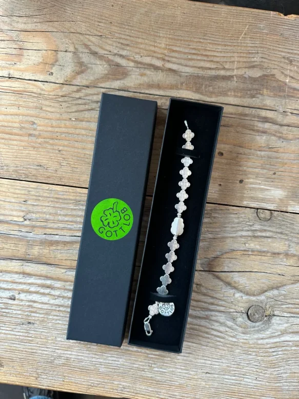 Gottblob Edition 1 Bracelet Silver Leaf with box