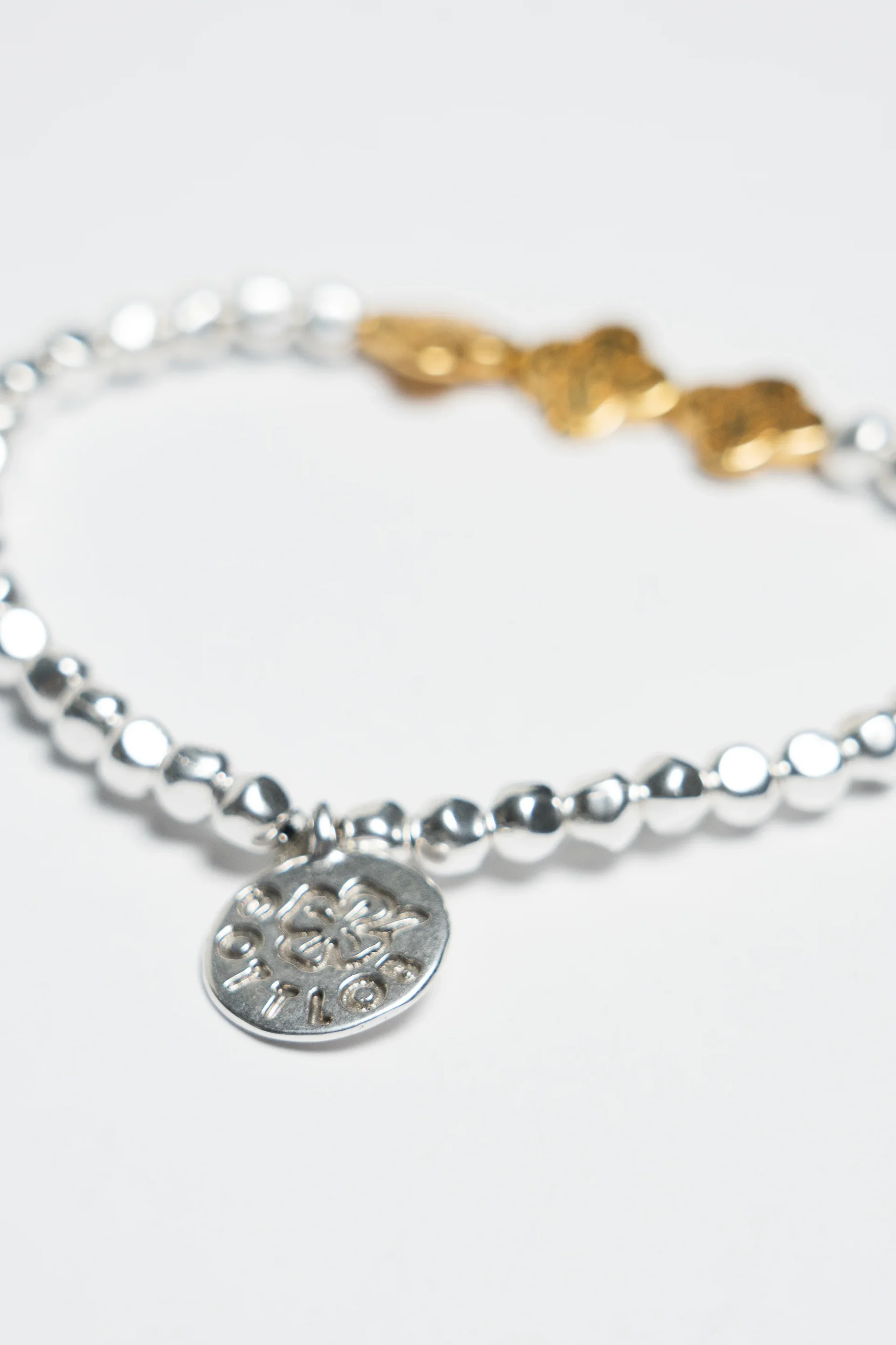 Gottlob Edition No. 4 Bracelet Silver Gold detail