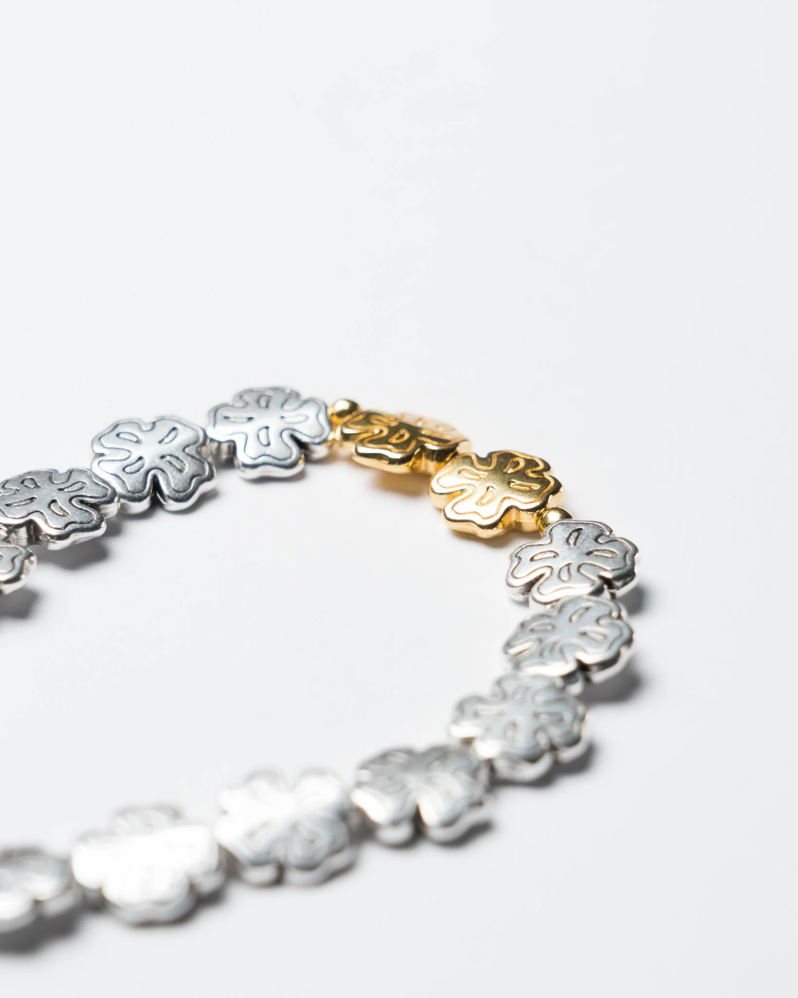 Gottlob Edition No. 3 Bracelet Silver Gold detail