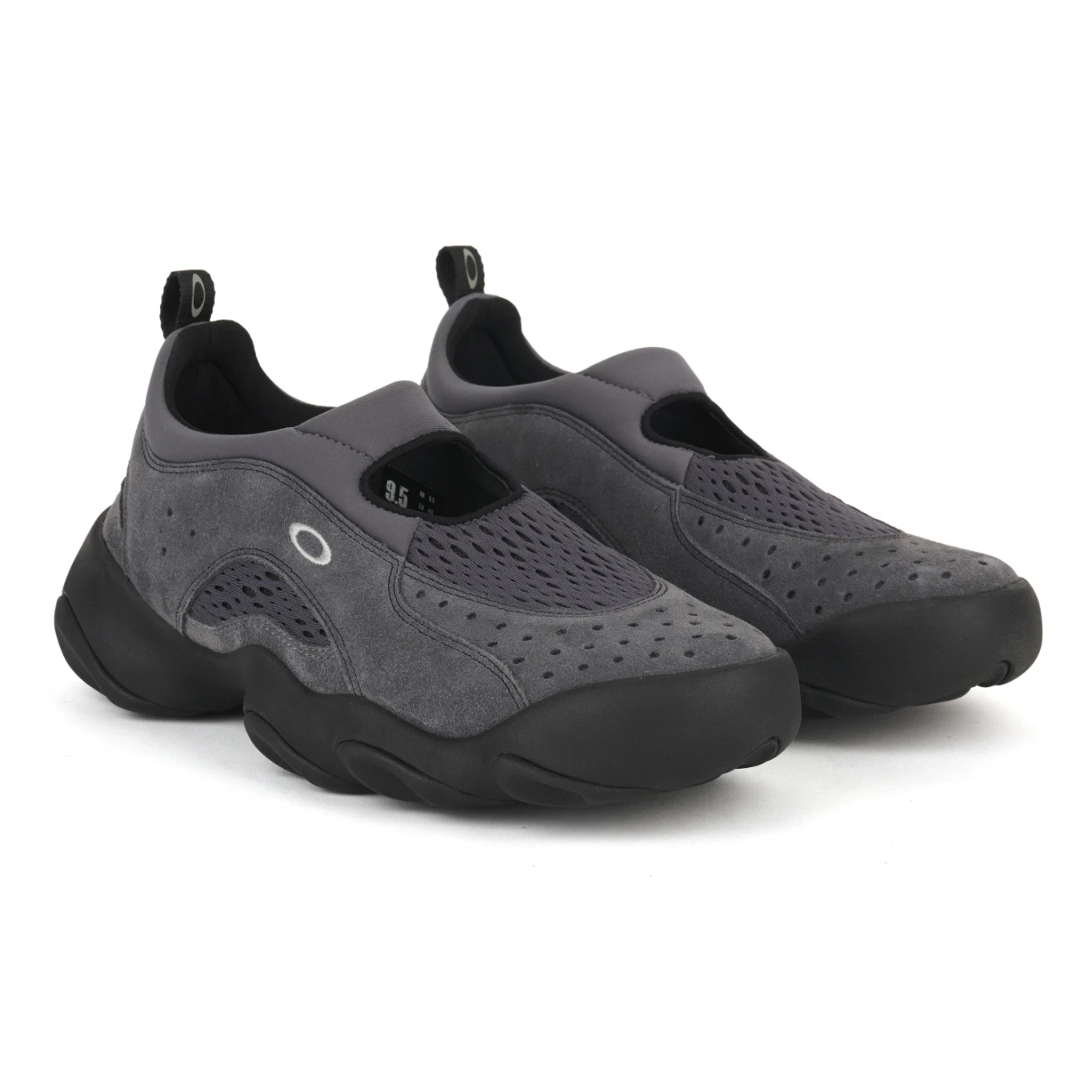 Oakley Factory Team Flesh Sandal Asphalt side view in a white background