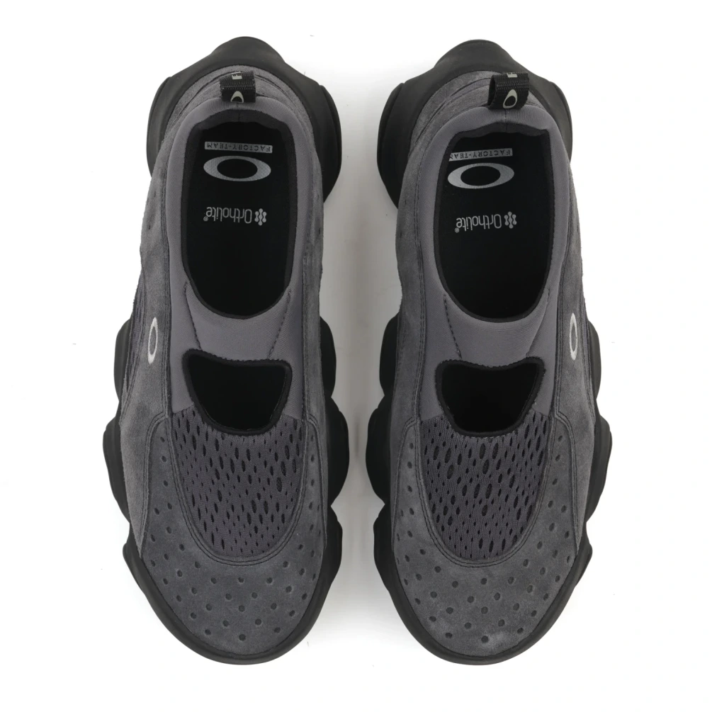 Oakley Factory Team Flesh Sandal Asphalt top view in a white background