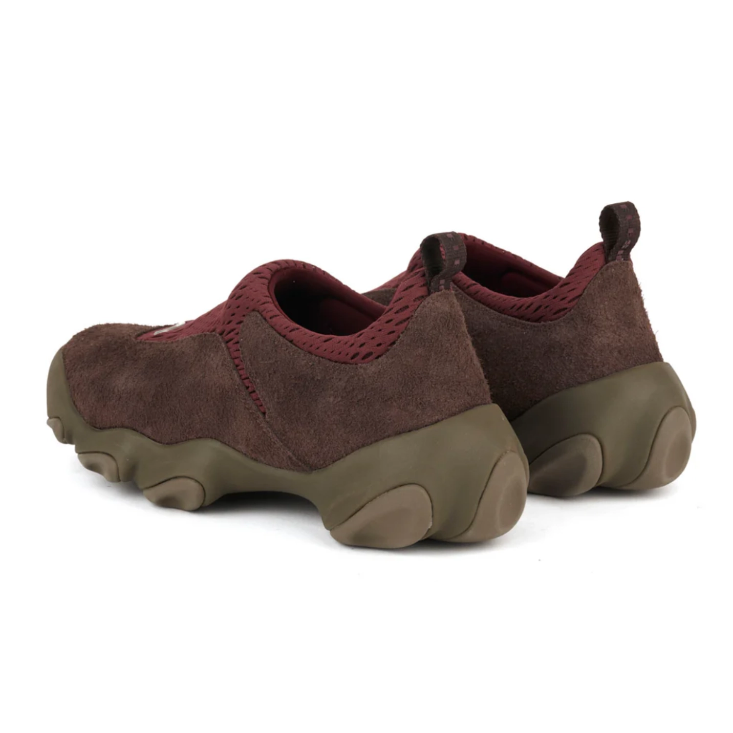 Oakley Factory Team Hairy Suede Flesh Ganache/Burgundy side/back view in a white background