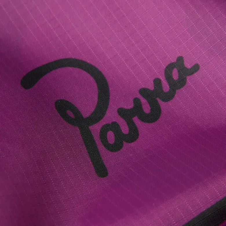 by Parra Yoga Walks Bag Purple front view logo detail