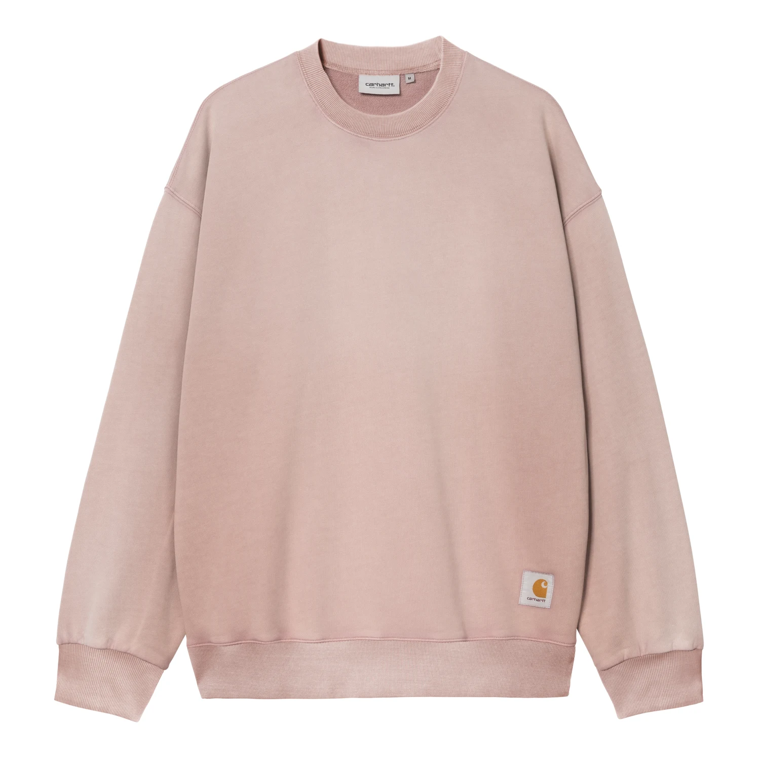 Carhartt WIP Hudson Sweat Daphne front view in a white background