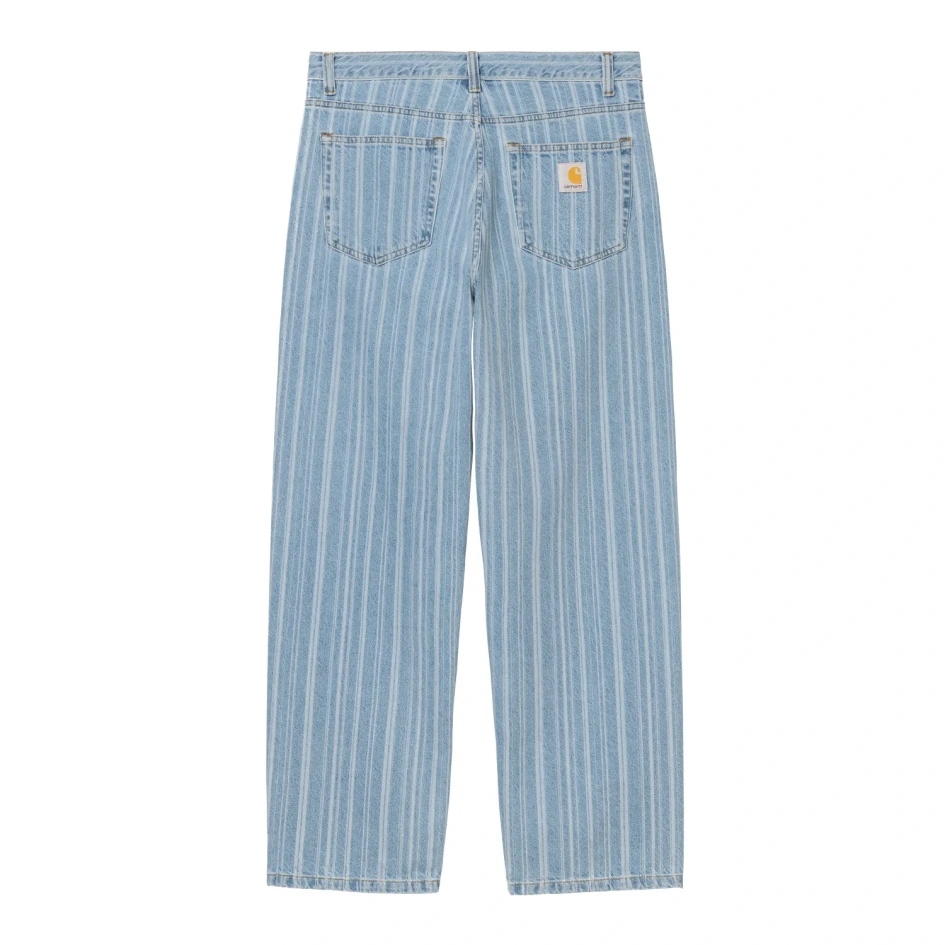 Carhartt WIP Rylan Pant Blue back view in a white background
