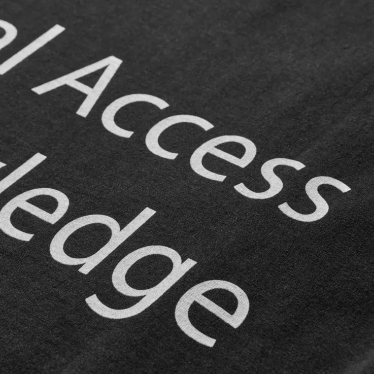 Slam Jam Temple T-Shirt Black back view detail