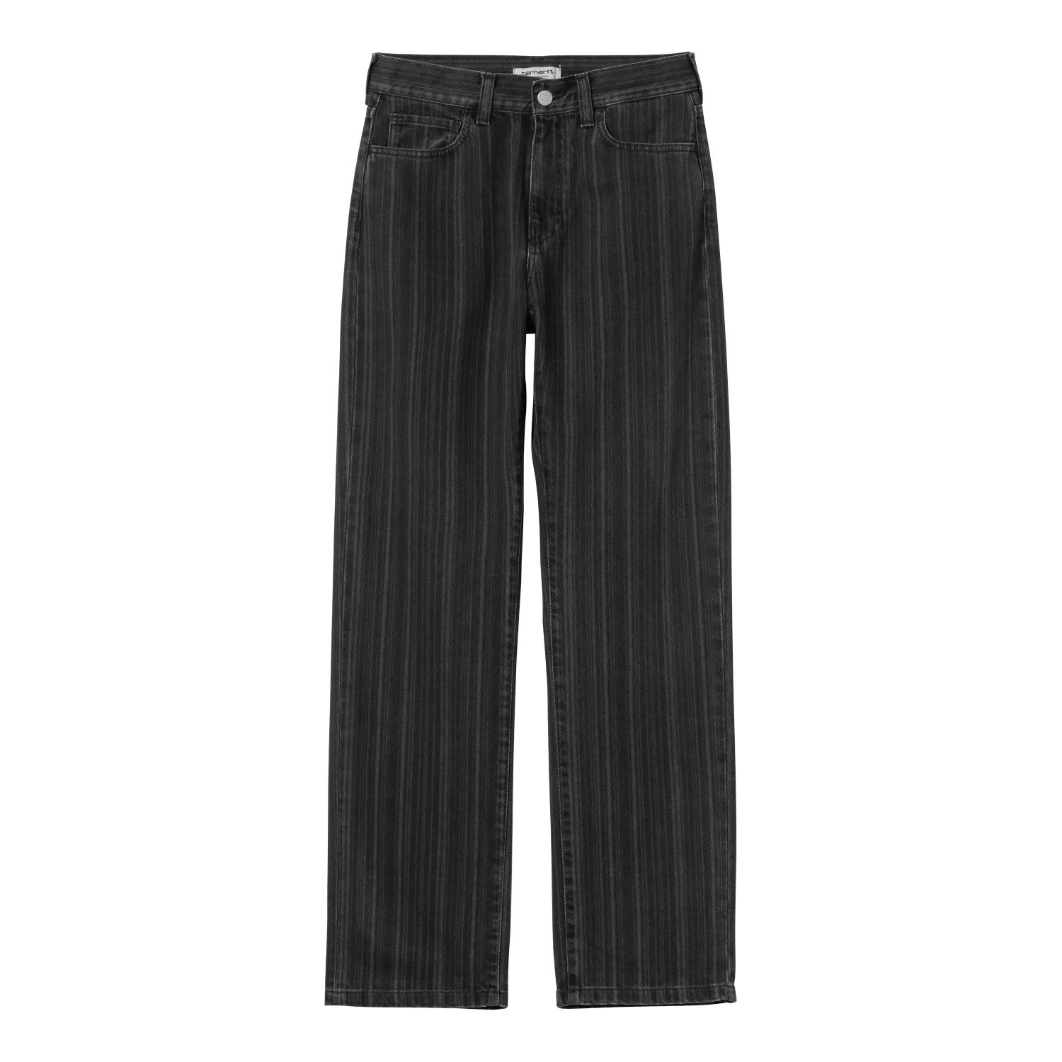 Carhartt WIP W Rylan Pant Black front view in a white background