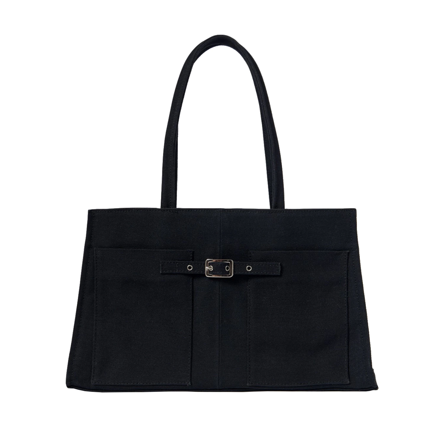 Gimaguas Annamaria Bag Canvas Black front view in a white background