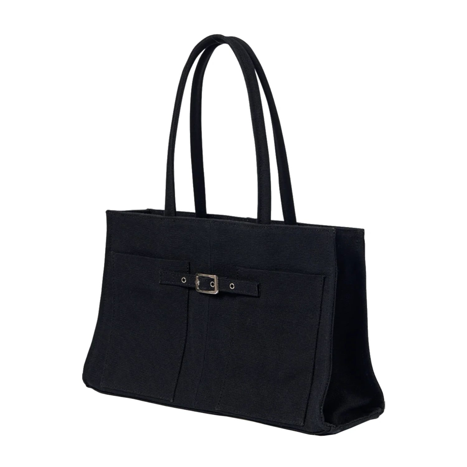 Gimaguas Annamaria Bag Canvas Black side view in a white background