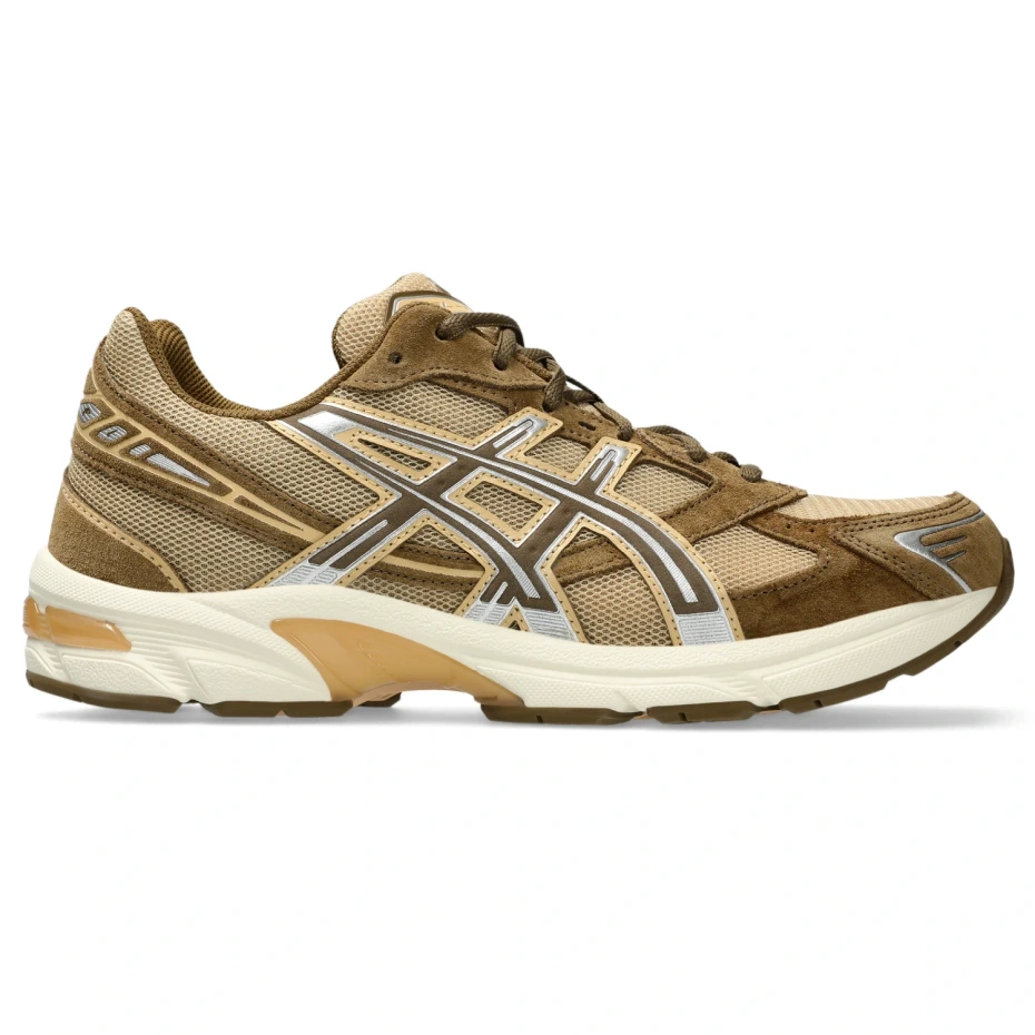 Asics GEL-1130 Camel Beige/Chestnut side view in a white background