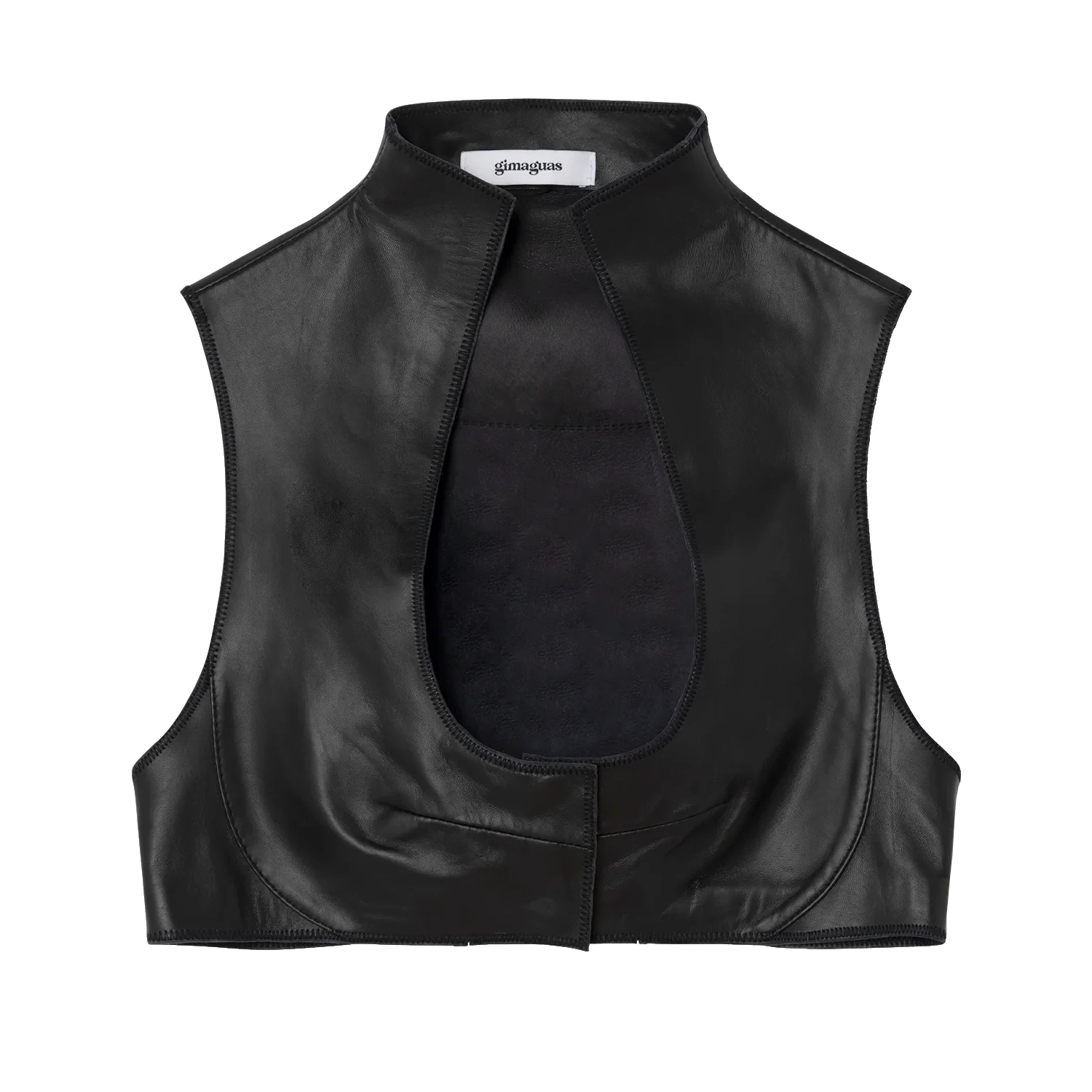 Gimaguas Jill Top Black front view in a white background