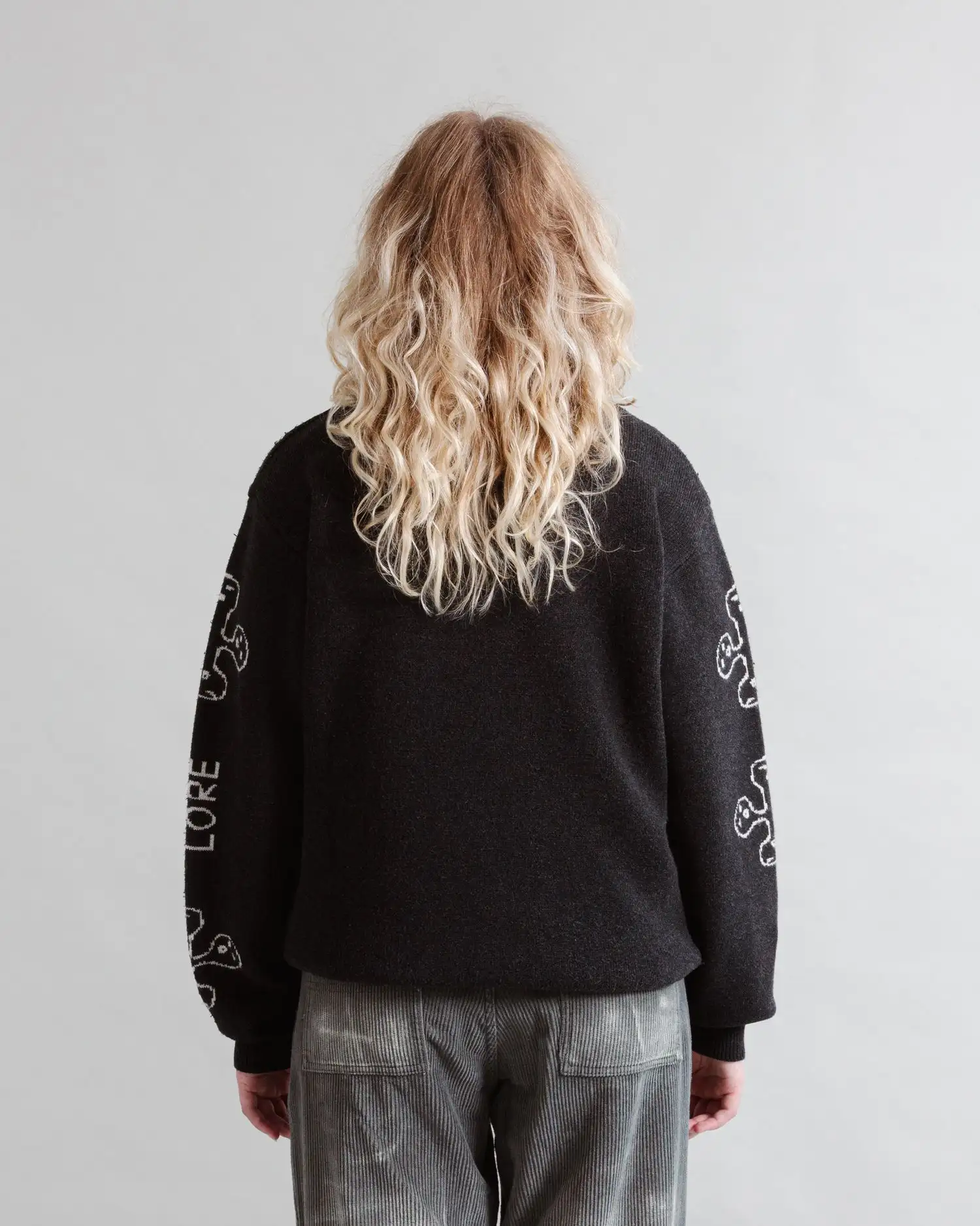 Heresy Outdoors Knit back view on model