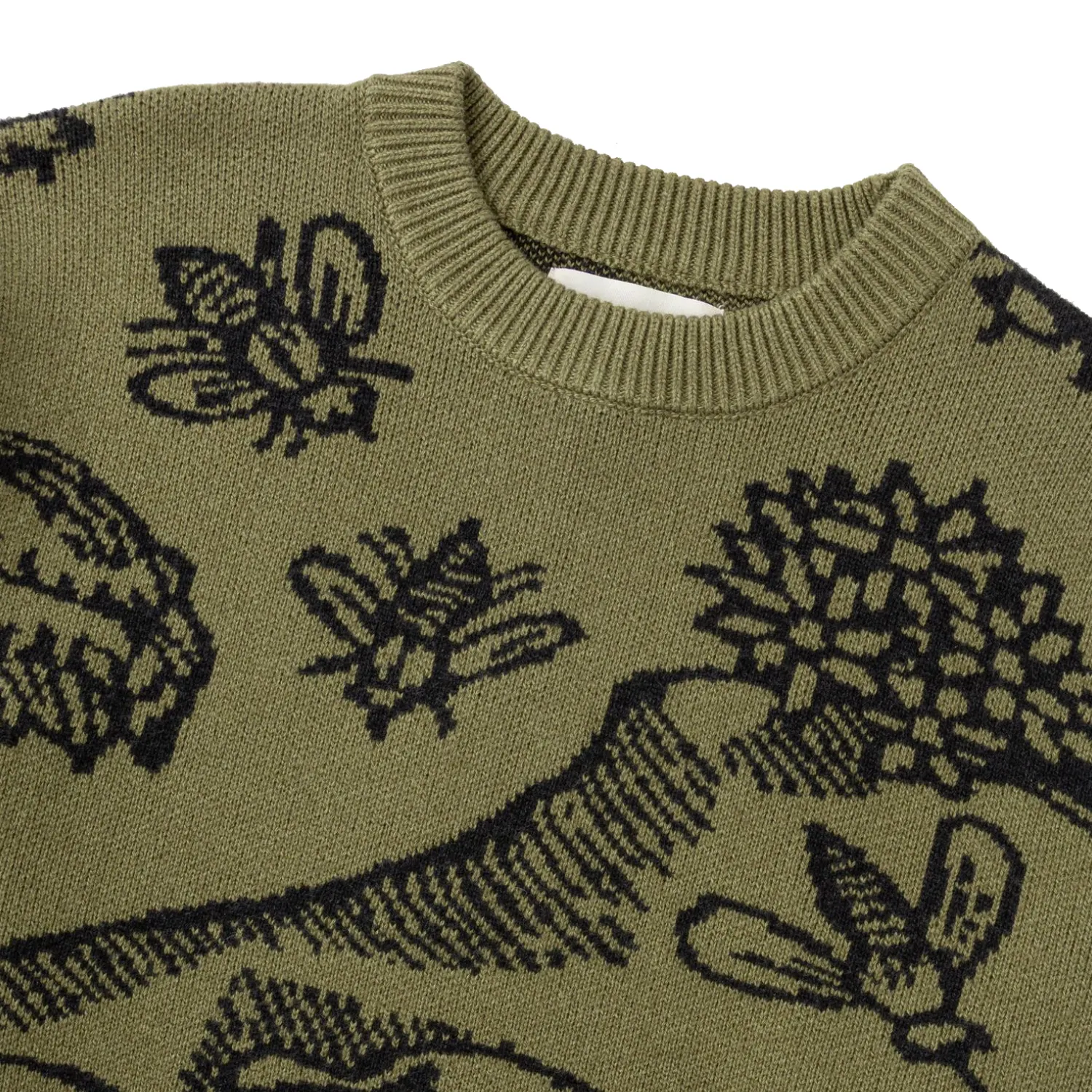 Heresy Plague Knit front view detail in a white background
